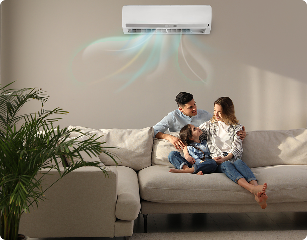 Cozy family time with AC